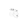 Lampa zewnętrzna ścienna ZALIRCO LE75331 Luces Exclusivas