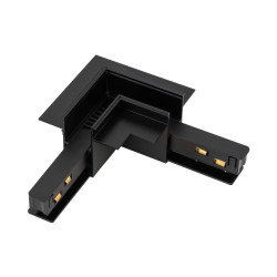 NOWOŚĆ 18237 EASY MAGNETIC ŁĄCZNIK TYPU L+ FLEX BLACK DO SZYNY PODTYNKOWEJ Tk Lighting