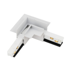 NOWOŚĆ 18238 EASY MAGNETIC ŁĄCZNIK TYPU L+ FLEX  WHITE DO SZYNY PODTYNKOWEJ Tk Lighting