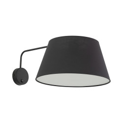NOWOŚĆ 11343 FORMO BLACK KINKIET z abażurem 1XE27 Tk Lighting