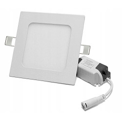 PANEL LED PODTYNKOWY PLAFON SUFITOWY KWADRAT PL-B03 6W B.CIEPŁA DomenoLED