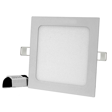 PANEL LED PODTYNKOWY PLAFON SUFITOWY KWADRAT 12W B.CIEPŁA DomenoLED