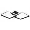 Lampa Dekoracyjna 2 kwadraty 52W Czarna DL-Z02 IMOLA DomenoLED