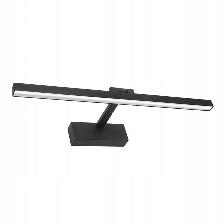 KINKIET ŁAZIENKOWY PROSTY 12W 50CM CZARNY 4000K DomenoLED