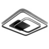 LAMPA SUFITOWA PLAFON LED LINIE I KWADRATY 88W + PILOT DL-G04 QUADRA DomenoLED