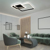 LAMPA SUFITOWA 72W CZARNA + PILOT DL-F06 TUNA DomenoLED