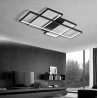 Lampa Led ring 123W czarna + Pilot ROMA DomenoLED