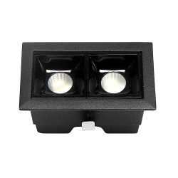 Lampa liniowa Led podtynkowa 4W 4000K czarna JDL-2T DomenoLED