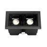 Lampa liniowa Led podtynkowa 4W 4000K czarna JDL-2T DomenoLED