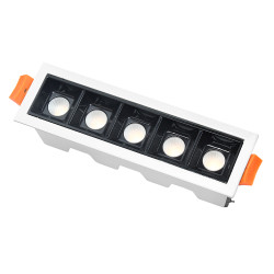 Lampa liniowa Led podtynkowa 10W 3000K biała JDL-5T DomenoLED