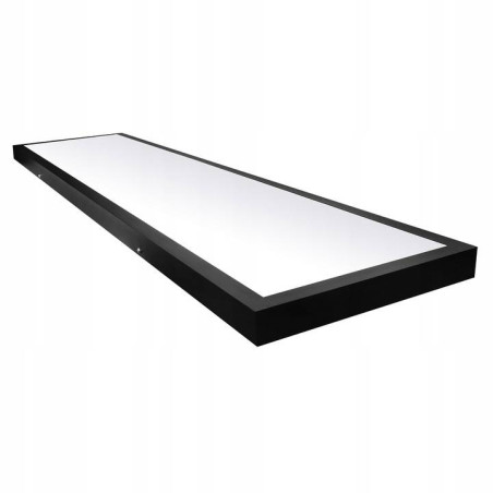 Panel led natynkowy 120x30 czarny 60w 3000K DomenoLED