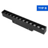 Lampa z diodami do szyn magnetycznych 12W 3000K DDCX-GS12-220 - TYP B DomenoLED