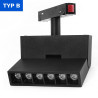 Lampa z diodami do szyn magnetycznych łamana 6W 4000K DDCX-GDZD6 - TYP B DomenoLED