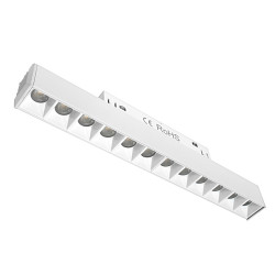 Lampa magnetyczna z diodami 12W 3000K DDCX-GS12-220 Biała DomenoLED