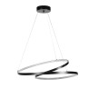 Lampa wisząca led 60w czarna DL-J06 + Pilot MONA DomenoLED