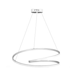 Lampa wisząca led 60w biała DL-J06 + Pilot MONA DomenoLED