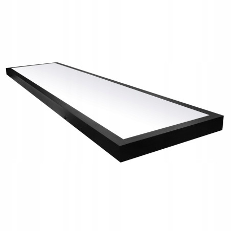 Panel Led 120x30 natynkowy czarny 40W 130 lm/W PL-E03 4000K barwa neutralna DomenoLED