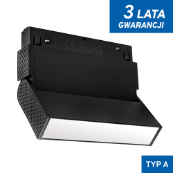 Lampa magnetyczna DDCX-B20 czarna 6W 4000K DomenoLED