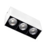 Lampa liniowa natynkowa 9w 3000K biało-czarna JDL-6T DomenoLED