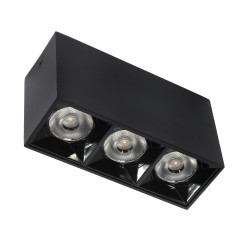 Lampa liniowa natynkowa 9w 3000K czarna JDL-6T DomenoLED