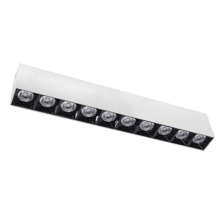 Lampa liniowa natynkowa 30w 3000K biało-czarna JDL-4T DomenoLED