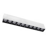 Lampa liniowa natynkowa 30w 3000K biało-czarna JDL-4T DomenoLED