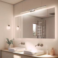 Kinkiet LED łazienkowy120cm 22W chrom 4000K UNO-BH-003 IP44 DomenoLED