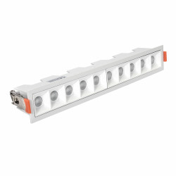Lampa liniowa Led podtynkowa 20W 4000K BIAŁA JDL-10T DomenoLED