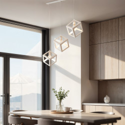 Lampa Loft Sweden Prosta PZE-2320 Biała DomenoLED
