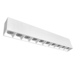 Lampa liniowa natynkowa 30w 3000K biała JDL-4T DomenoLED