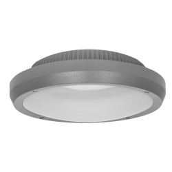 Plafon ścienny zewnętrzny PIR P3001-E27-S 2xE27 antracyt regulowany czujnik ruchu TONDO DomenoLED