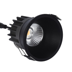 Oprawa wpuszczana PZE-921 IP44 6W 3000K czarny DomenoLED