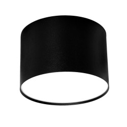 Oprawa Sufitowa LED PZE-MKL907 9W CCT 3000K-6000K Czarna IP54 DomenoLED