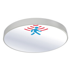 Plafon Natynkowy LED 40cm okrągły BB03 40W 4000K z czujnikiem biały PIR DomenoLED