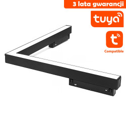 Lampa magnetyczna narożna DDCX-B12-TY 24W czarny DomenoLED