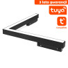 Lampa magnetyczna narożna DDCX-B12-TY 24W czarny DomenoLED