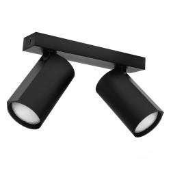 Lampa sufitowa BORA KJ2103 2xGU10 czarny DomenoLED
