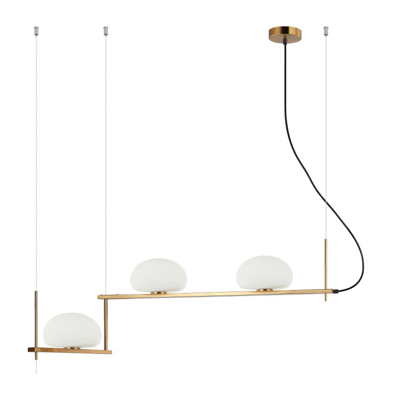 Sklep Mylight|Lampa wisząca Kernio PND-357783-BRO+W Italux Mosiężny|585,00 zł|475,61 zł|Owietlenie Italux|5902854533336