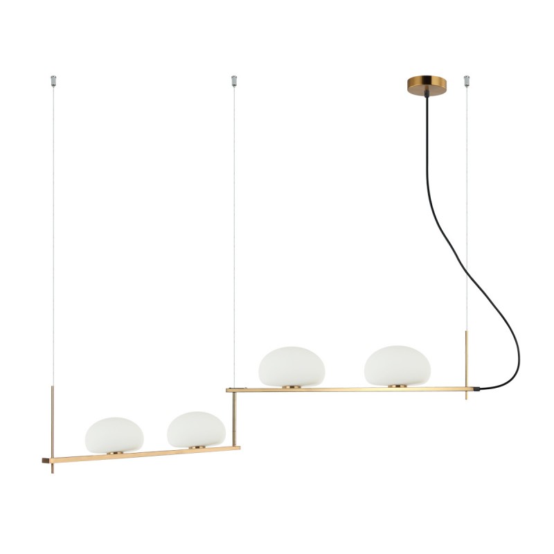 Sklep Mylight|Lampa wisząca Kernio PND-357784-BRO+W Italux Mosiężny|717,00 zł|466,34 zł|Owietlenie Italux|5902854533343