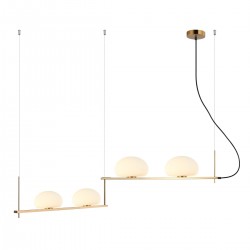 Sklep Mylight|Lampa wisząca Kernio PND-357784-BRO+W Italux Mosiężny|717,00 zł|466,34 zł|Owietlenie Italux|5902854533343