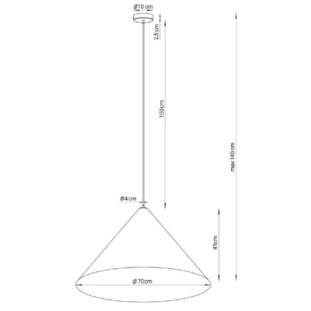 Lampa wisząca VESUVIO 41043 SIGMA