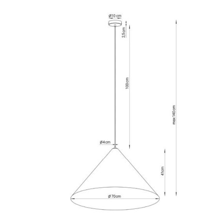 Lampa wisząca VESUVIO 41052 SIGMA