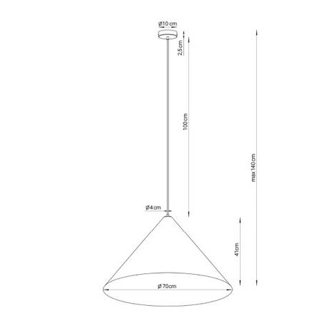 Lampa wisząca VESUVIO 41067 SIGMA