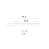 NOWOŚĆ Maxlight M0050Z Magnetic Linia pBaska 42cm Zigbee