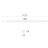 NOWOŚĆ Maxlight M0052Z Magnetic Linia pBaska 111cm Zigbee