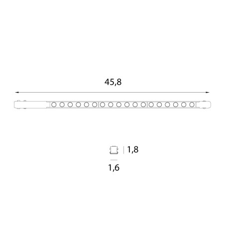 NOWOŚĆ Maxlight M0054Z Magnetic Raster pBaski 46cm Zigbee