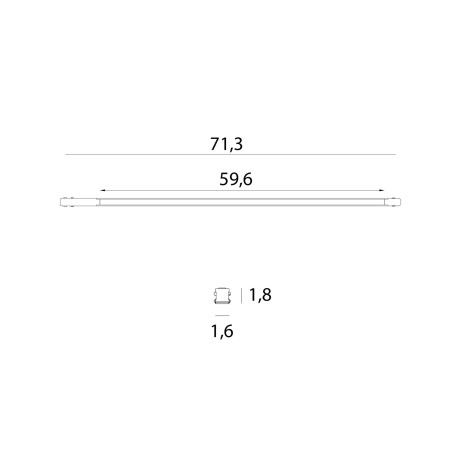 NOWOŚĆ Maxlight M0057Z Magnetic Linia pBaska 72cm Zigbee