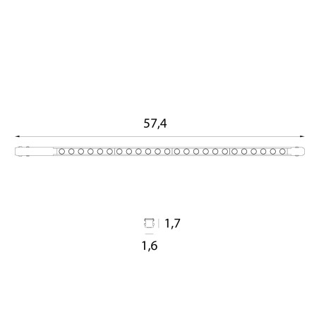 NOWOŚĆ Maxlight M0061Z Magnetic Raster pBaski 58cm Zigbee
