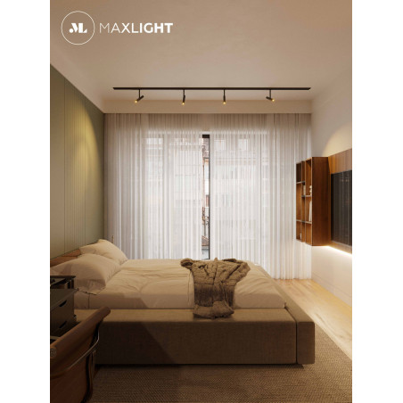 NOWOŚĆ Maxlight S0006 Pistol - Lampa do szynoprzewodu 3F