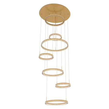 NOWOŚĆ Lampa wisząca Hall 350 cm złoty LED CCT Light Prestige